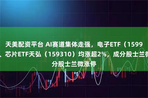 天美配资平台 AI赛道集体走强，电子ETF（159997）、芯片ETF天弘（159310）均涨超2%，成分股士兰微涨停
