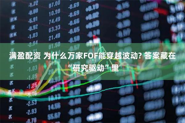 满盈配资 为什么万家FOF能穿越波动? 答案藏在“研究驱动”里
